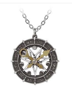 NWOT Astro-Lunial Compass Pendant by Alchemy of England